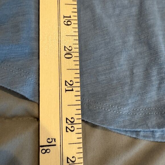 CINQ A SEPT Libby Puff-sleeve Top In Glacier Blue Round Neck Size Small - Picture 10 of 12